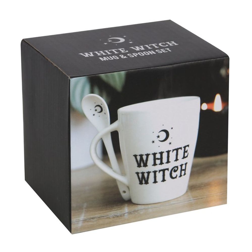 White Witch Mug and Spoon Set N/A