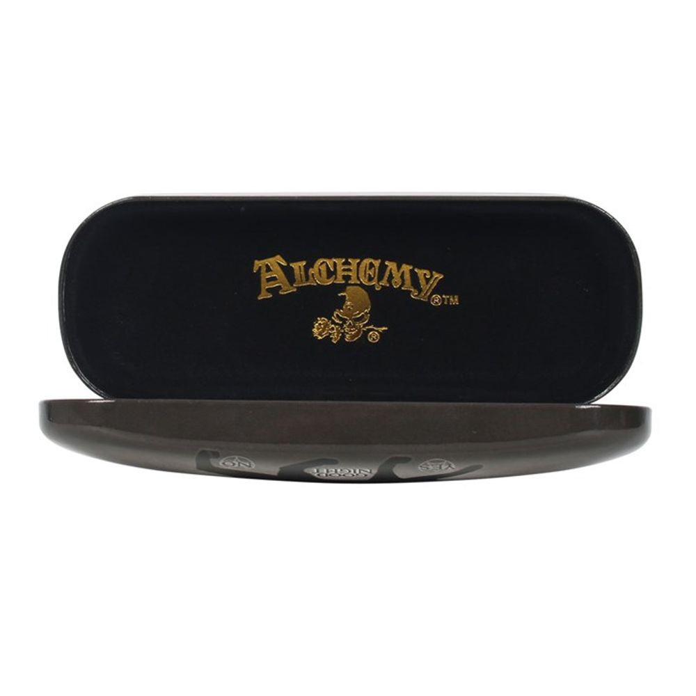 Black Cat Spirit Board Glasses Case by Alchemy N/A