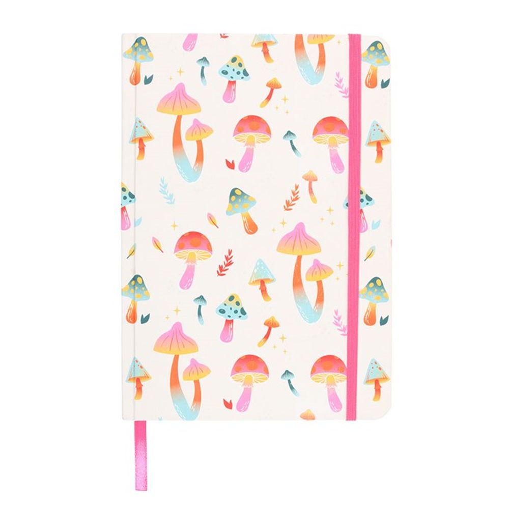 Funky Fungi Mushroom Print A5 Notebook N/A