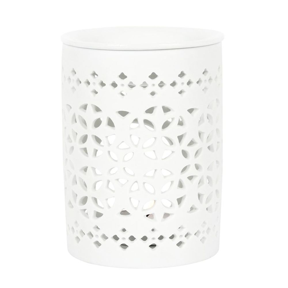 White Matte Cut Out Oil Burner N/A