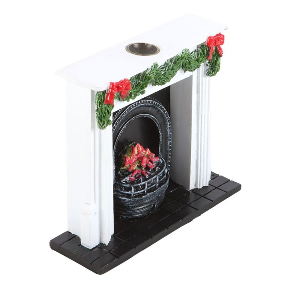 Christmas Fireplace Backflow Incense Burner N/A