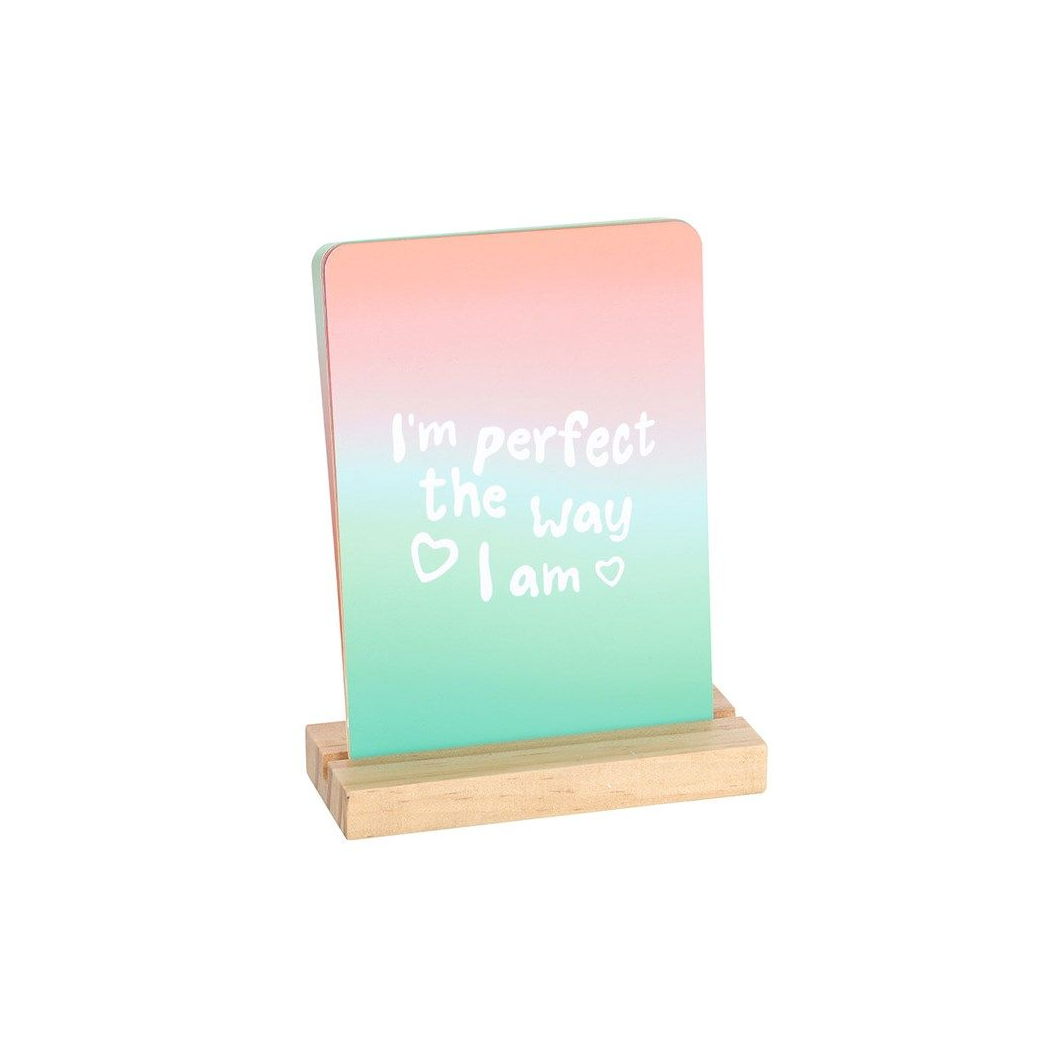 Mindful Moments Affirmation Cards with Wooden Stand N/A