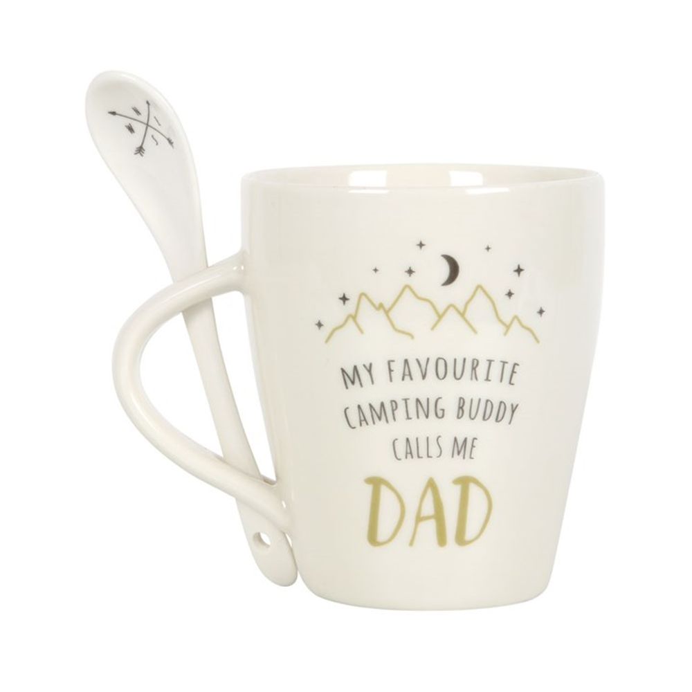 Dad Camping Buddy Mug and Spoon Set N/A