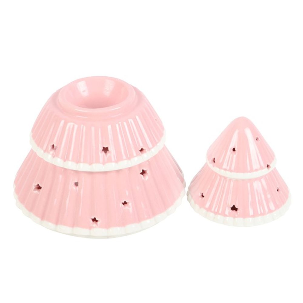 Pink Christmas Tree Oil Burner N/A