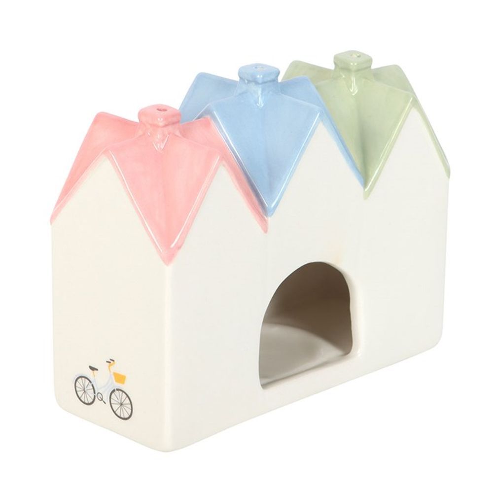 Pastel House Incense Cone Burner and Tealight Holder N/A