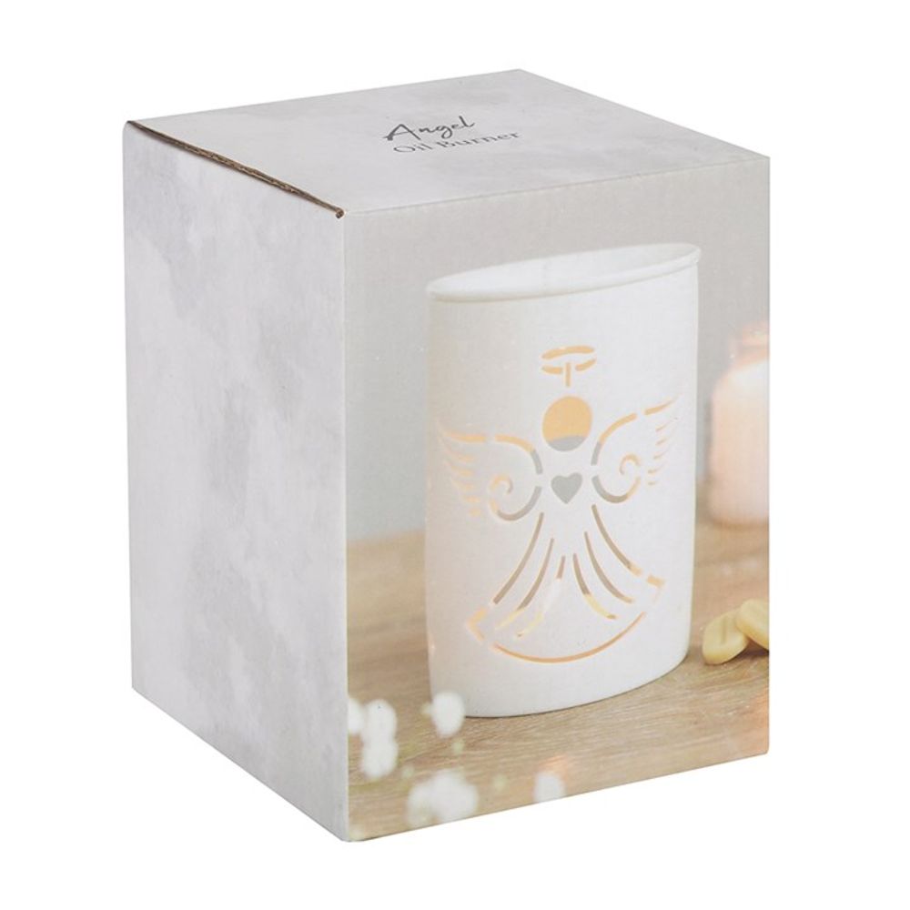 White Angel Cut Out Oil Burner N/A