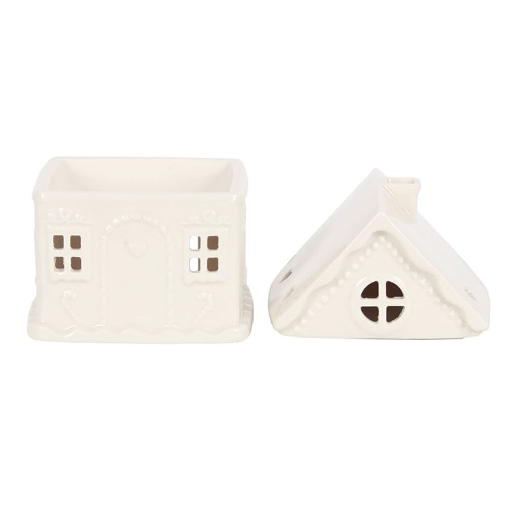 White Gingerbread House Oil Burner N/A