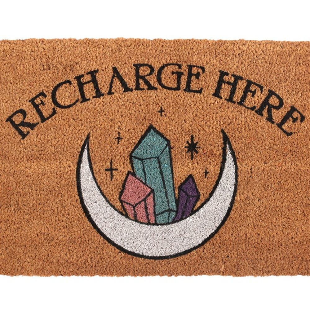 Natural Recharge Here Crystal Doormat N/A