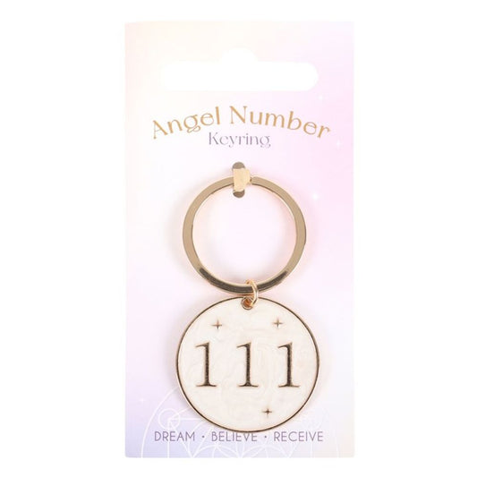 111 Angel Number Keyring N/A