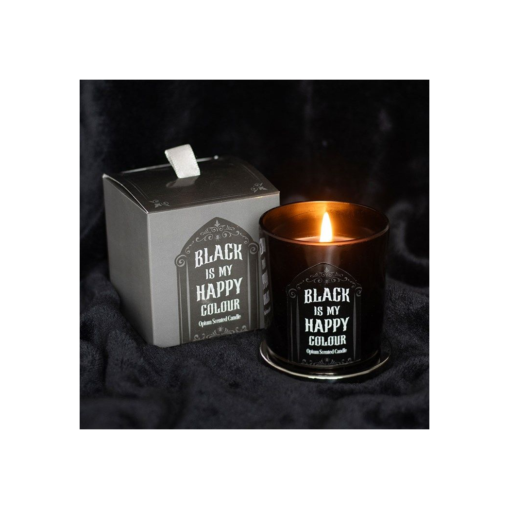 Black is My Happy Colour Opium Candle N/A