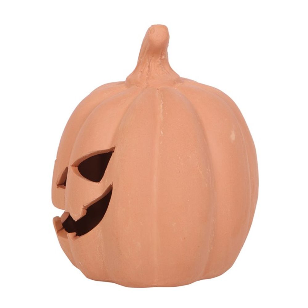 12.5cm Terracotta Pumpkin Ornament N/A