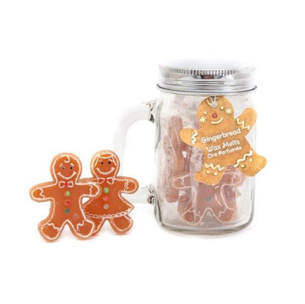 10 Gingerbread Wax Melts in Mason Jar N/A