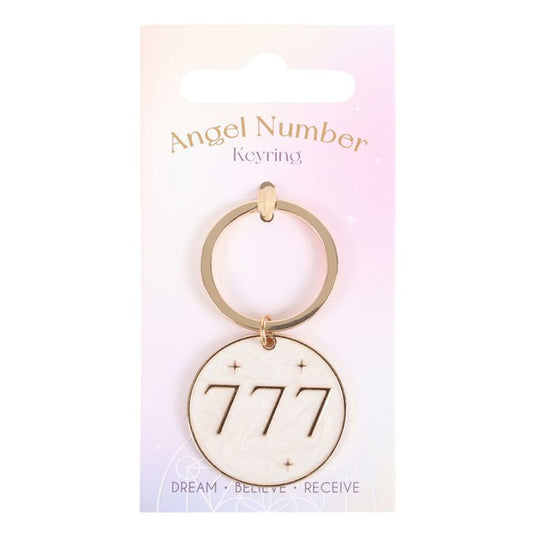 777 Angel Number Keyring N/A