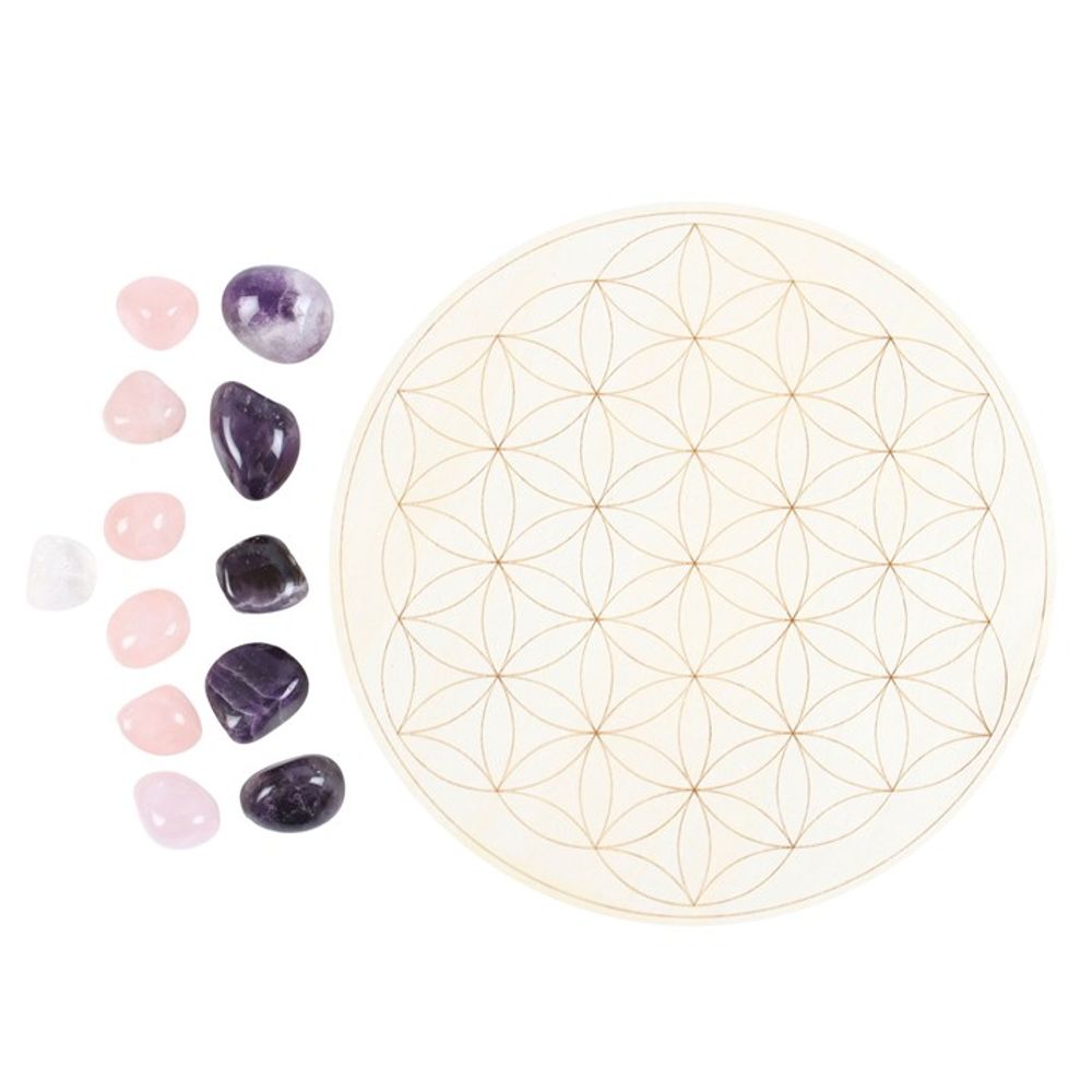 Flower of Life Crystal Grid Set N/A