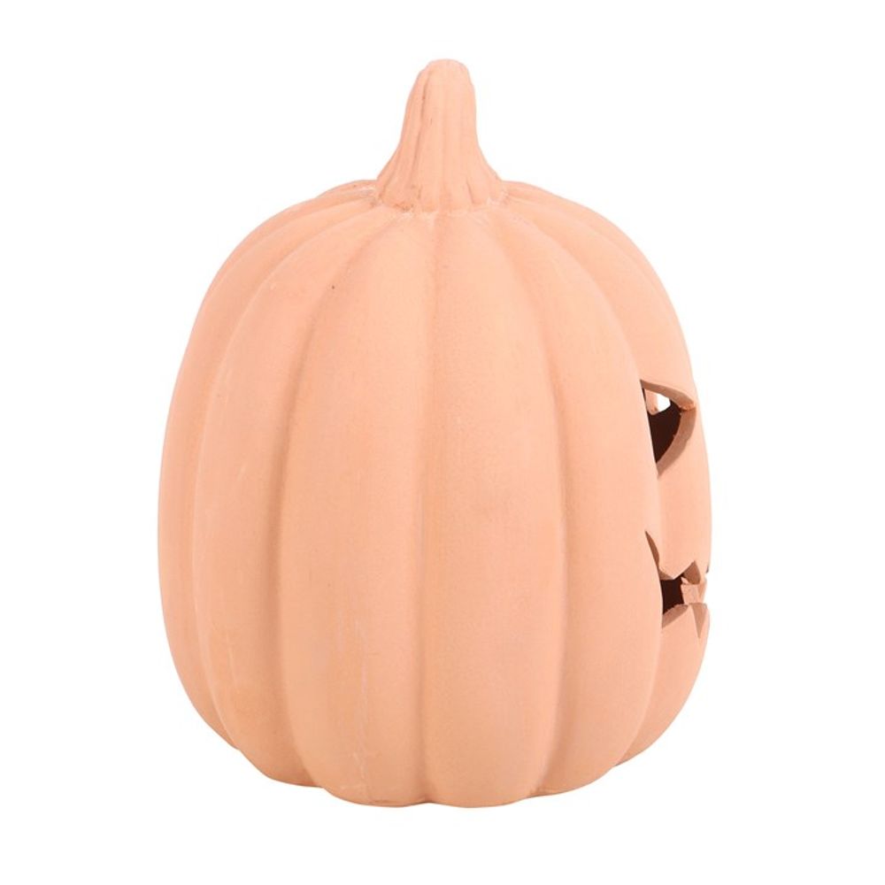 15cm Terracotta Pumpkin Ornament N/A