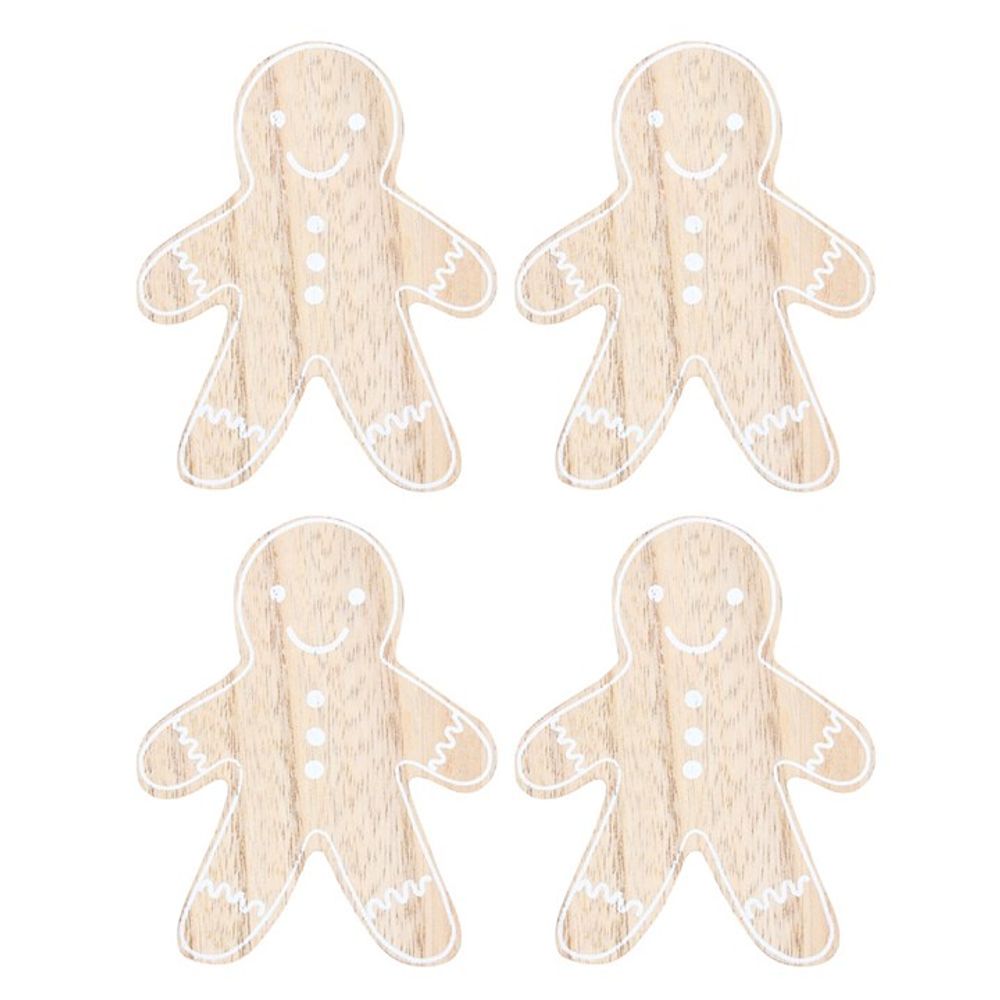 Gingerbread Man Coaster Set N/A