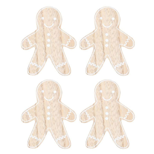 Gingerbread Man Coaster Set N/A