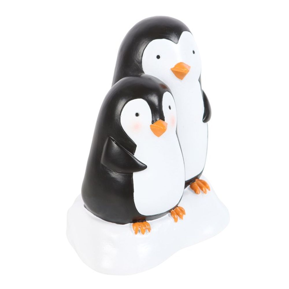 Snuggle Season Resin Penguin Ornament N/A