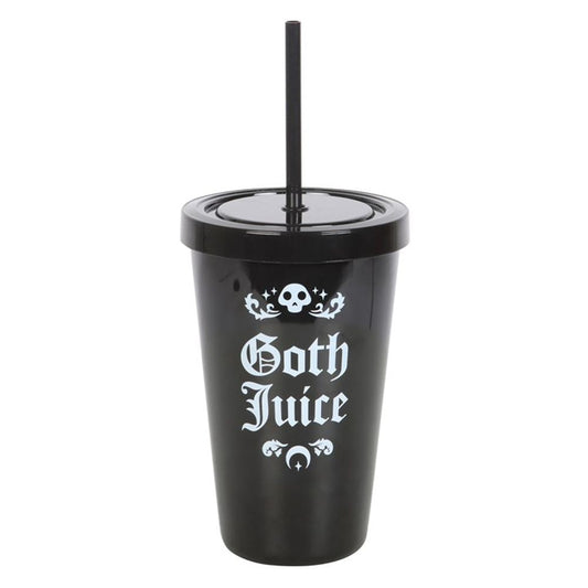 Goth Juice Plastic Tumbler with Straw N/A