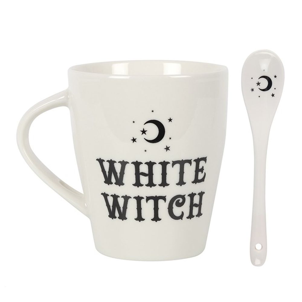 White Witch Mug and Spoon Set N/A