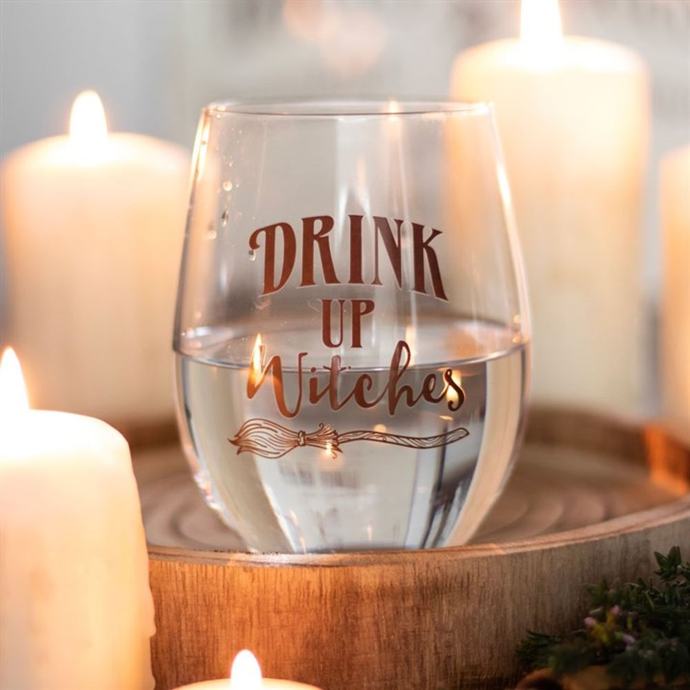 Drink Up Witches Stemless Glass N/A