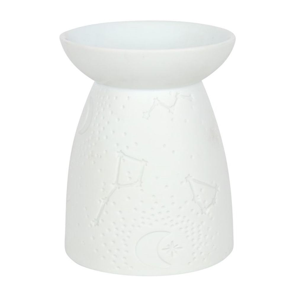 White Ceramic Constellation Oil Burner N/A