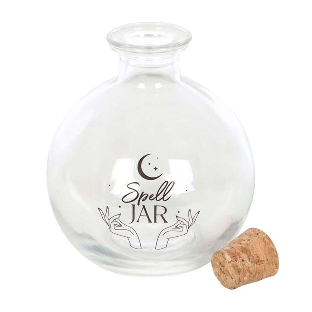 10cm Glass Spell Jar with Recipe Booklet N/A