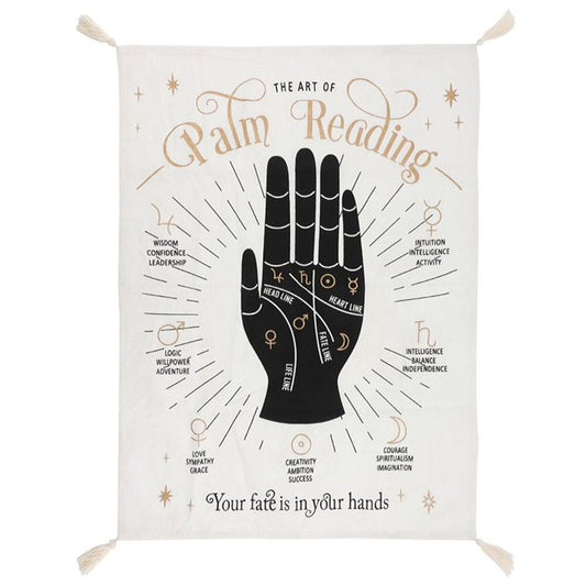 Large Palm Reading Wall Tapestry N/A