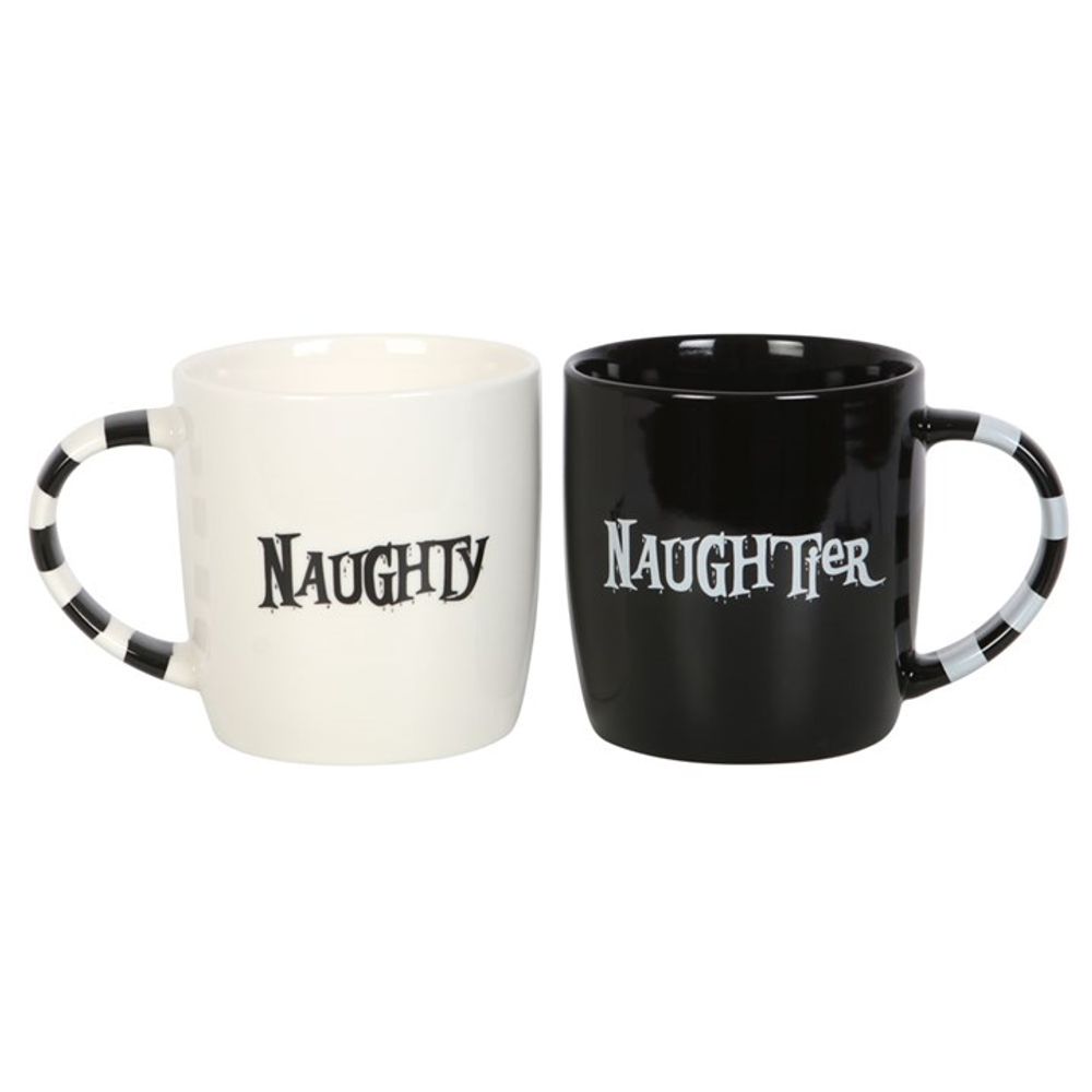 Naughty & Naughtier Couples Mug Set N/A