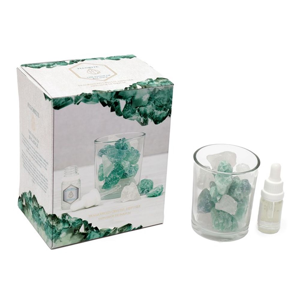 280g Green Fluorite Crystal Oil Diffuser N/A