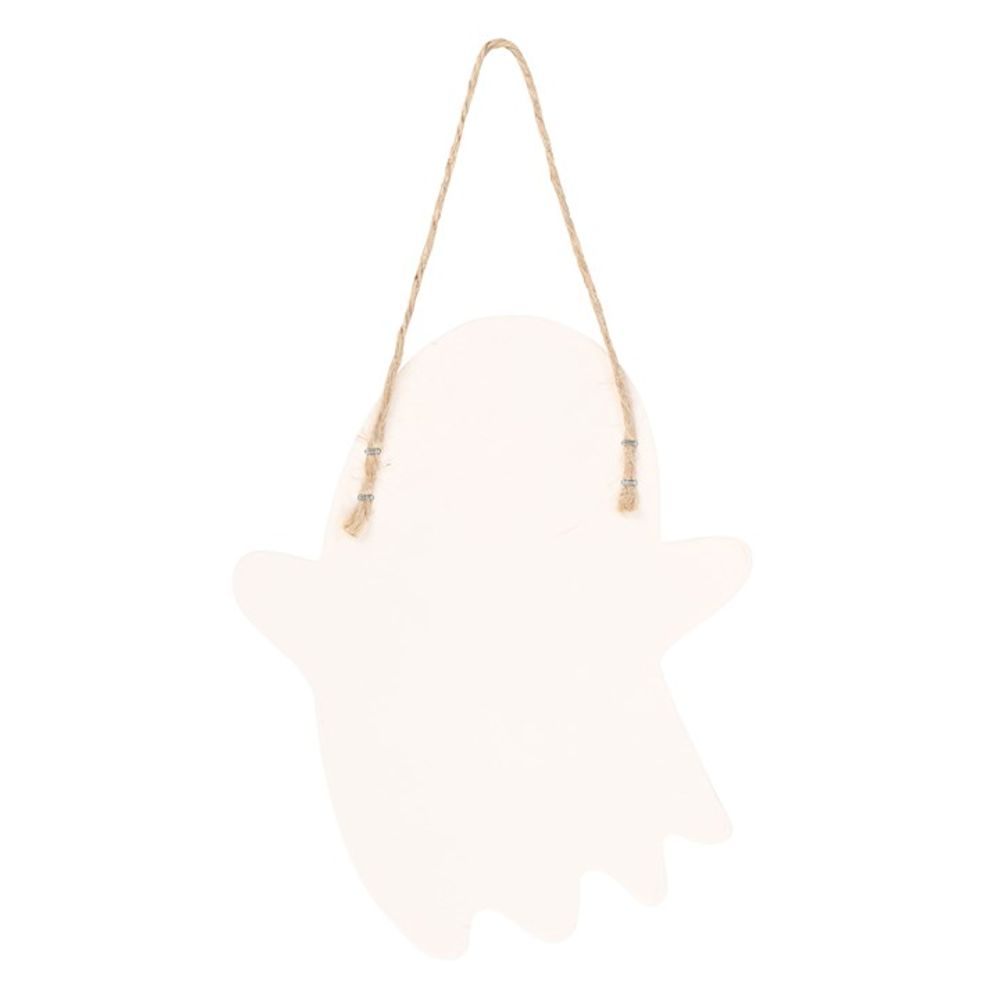 20cm Ghost Shaped Hanging Sign N/A