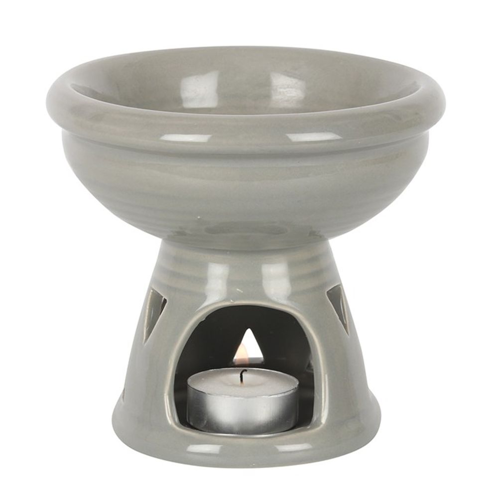 Grey Deep Bowl Oil Burner N/A