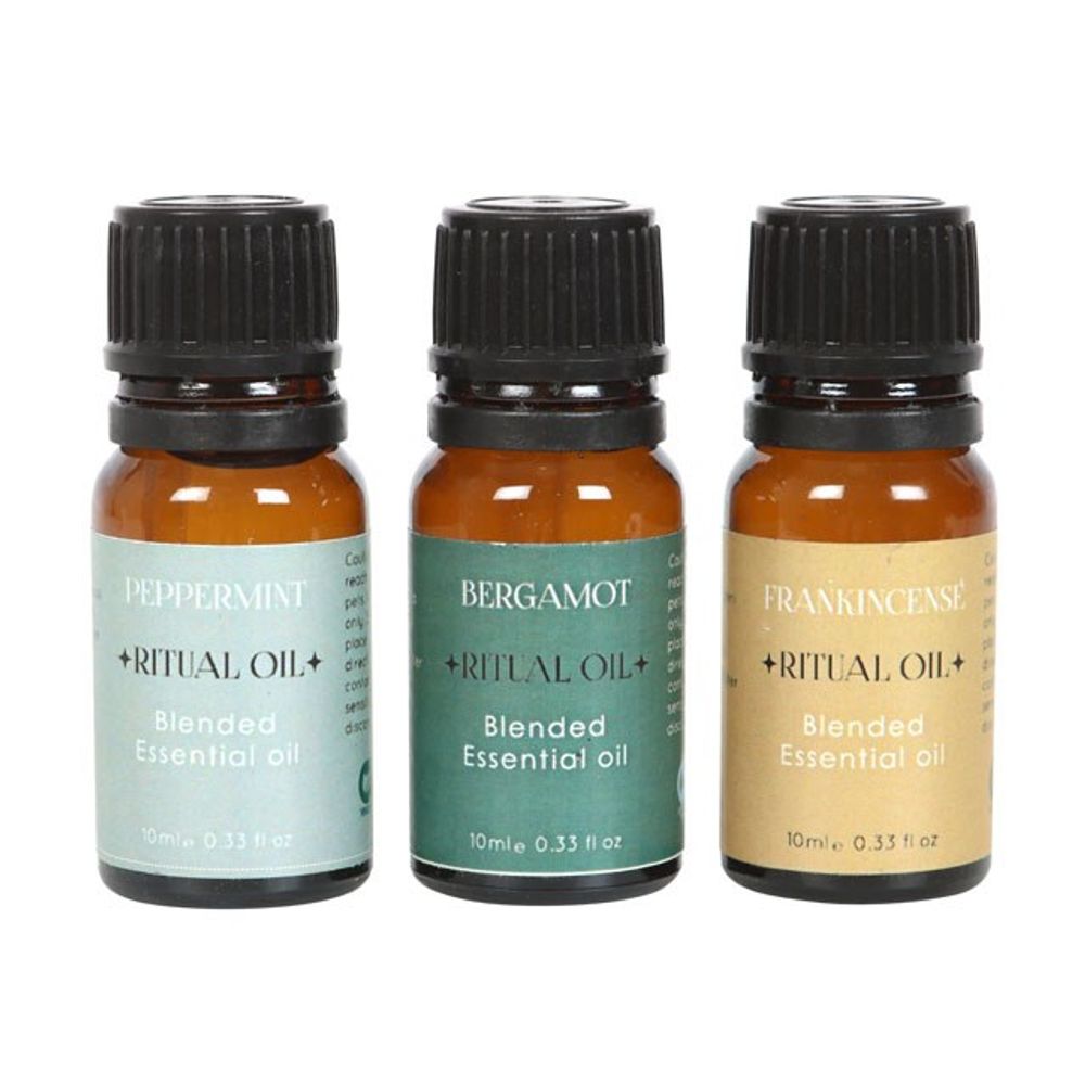 Set of 3 Success Ritual Blended Essential Oils N/A