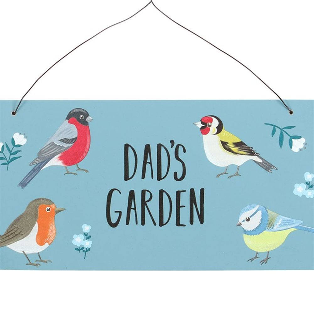 Dad's Garden British Garden Birds Sign N/A