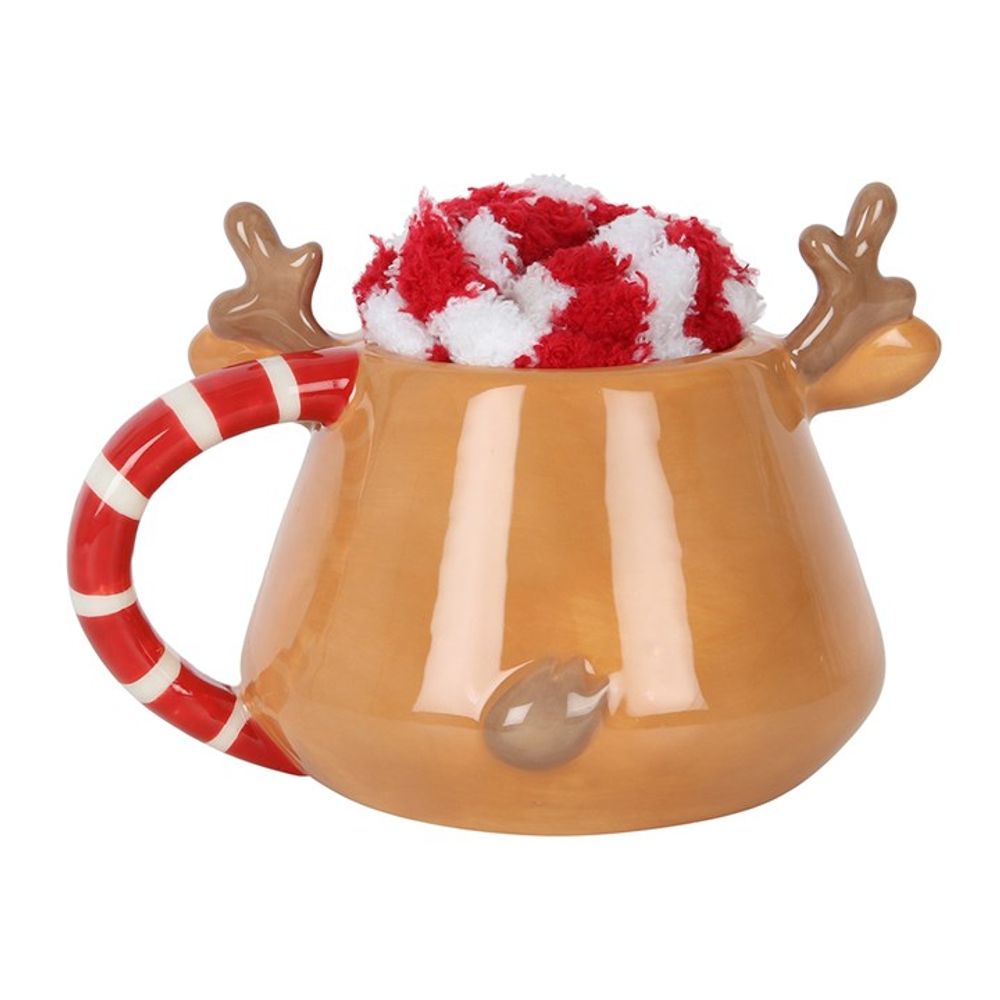 Reindeer Mug and Socks Set N/A