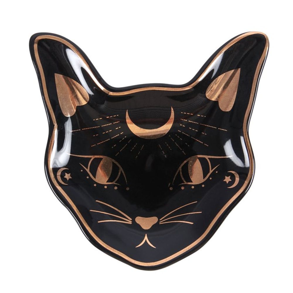 Mystic Mog Cat Face Trinket Dish N/A