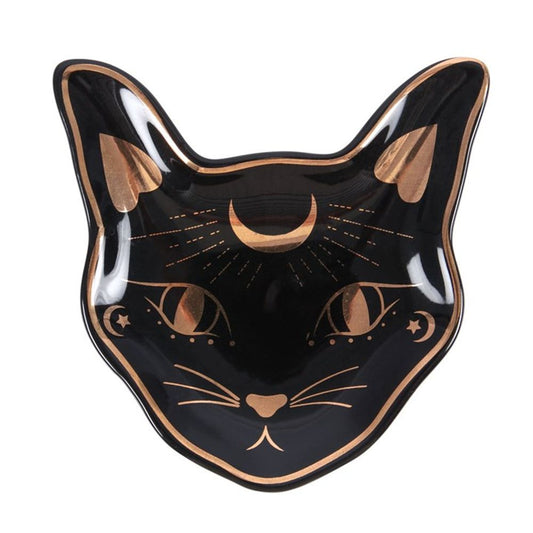 Mystic Mog Cat Face Trinket Dish N/A