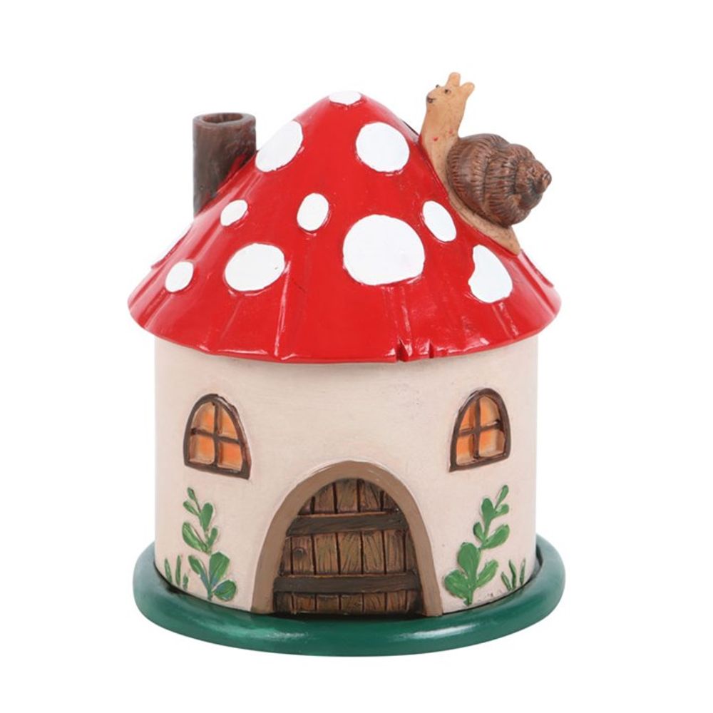 Mushroom House Resin Incense Cone Burner N/A