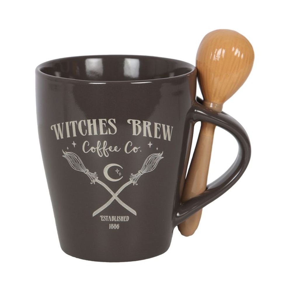 Witches Brew Coffee Co. Mug and Spoon Set N/A