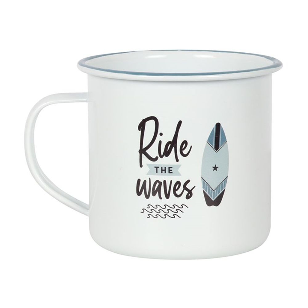 Ride The Waves Enamel Mug N/A