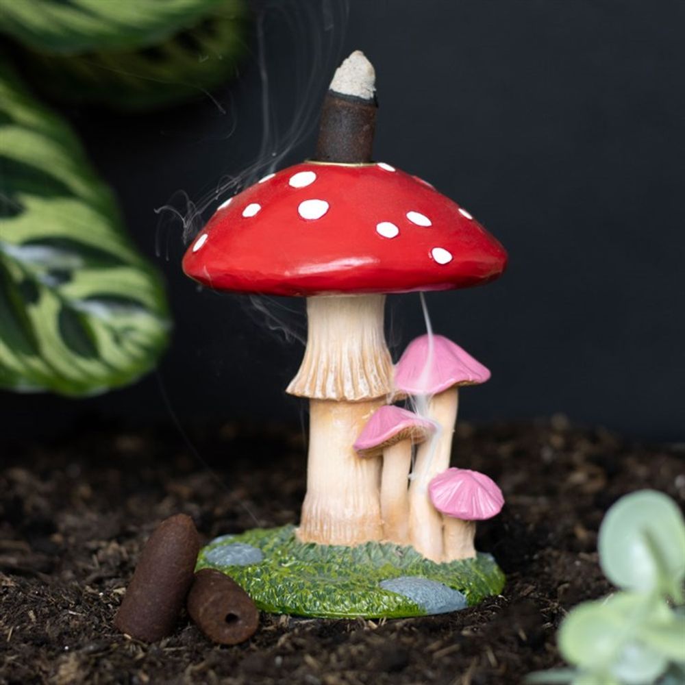 Mushroom Backflow Incense Burner N/A