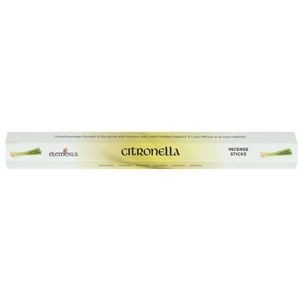 Set of 6 Packets of Elements Citronella Incense Sticks N/A