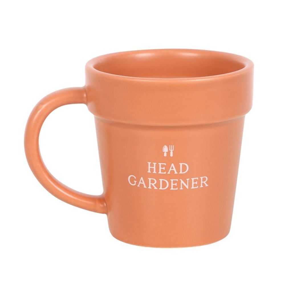 Head Gardener Ceramic Plant Pot Mug and Spoon N/A