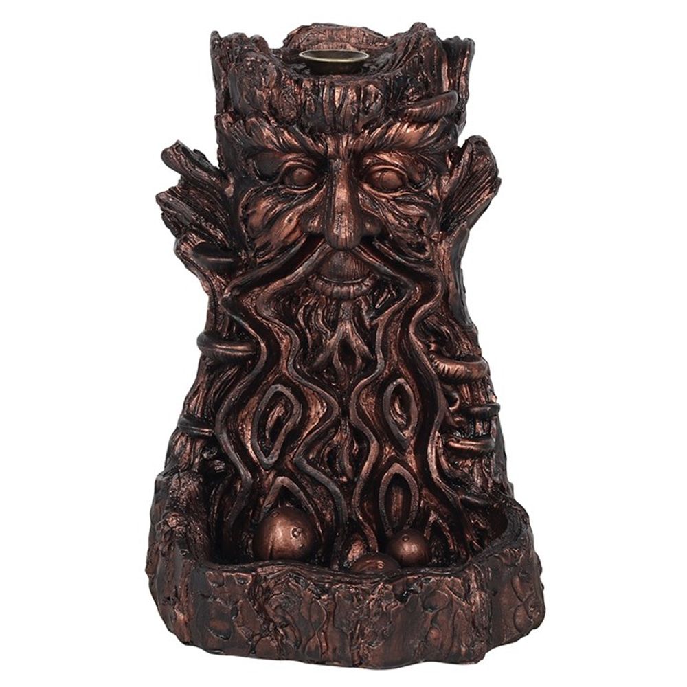 Bronze Effect Tree Man Backflow Incense Burner N/A