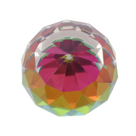 6cm Faceted Rainbow Crystal N/A