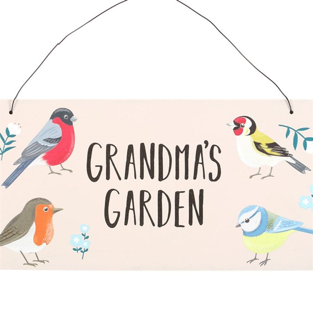 Grandma's Garden British Garden Birds Sign N/A