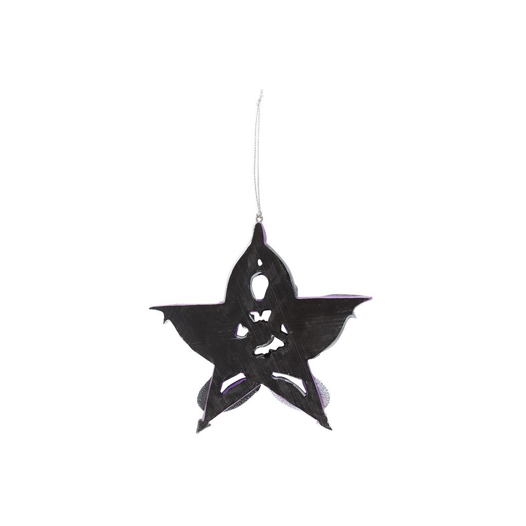 Pentagram Dragon Hanging Ornament by Anne Stokes N/A