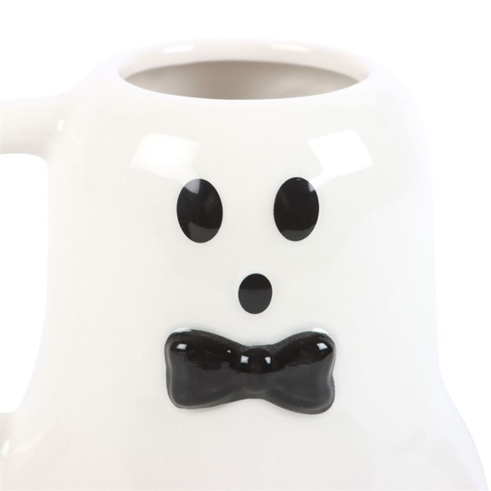 Mr Boo Ghost Shaped Mug with Bow Tie N/A