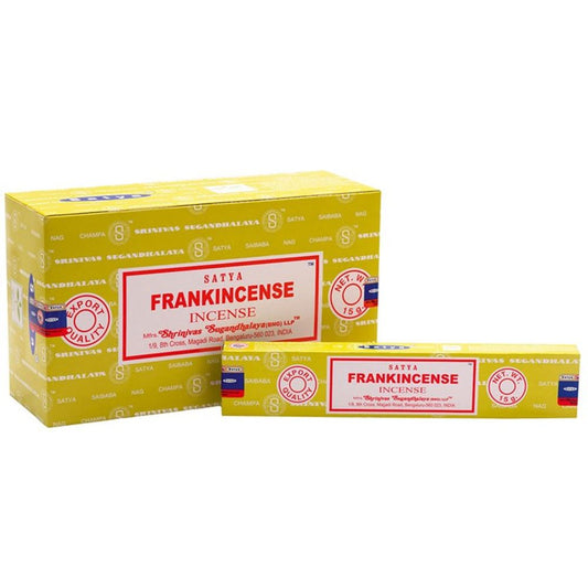 Set of 12 Packets of Frankincense Incense Sticks by Satya N/A