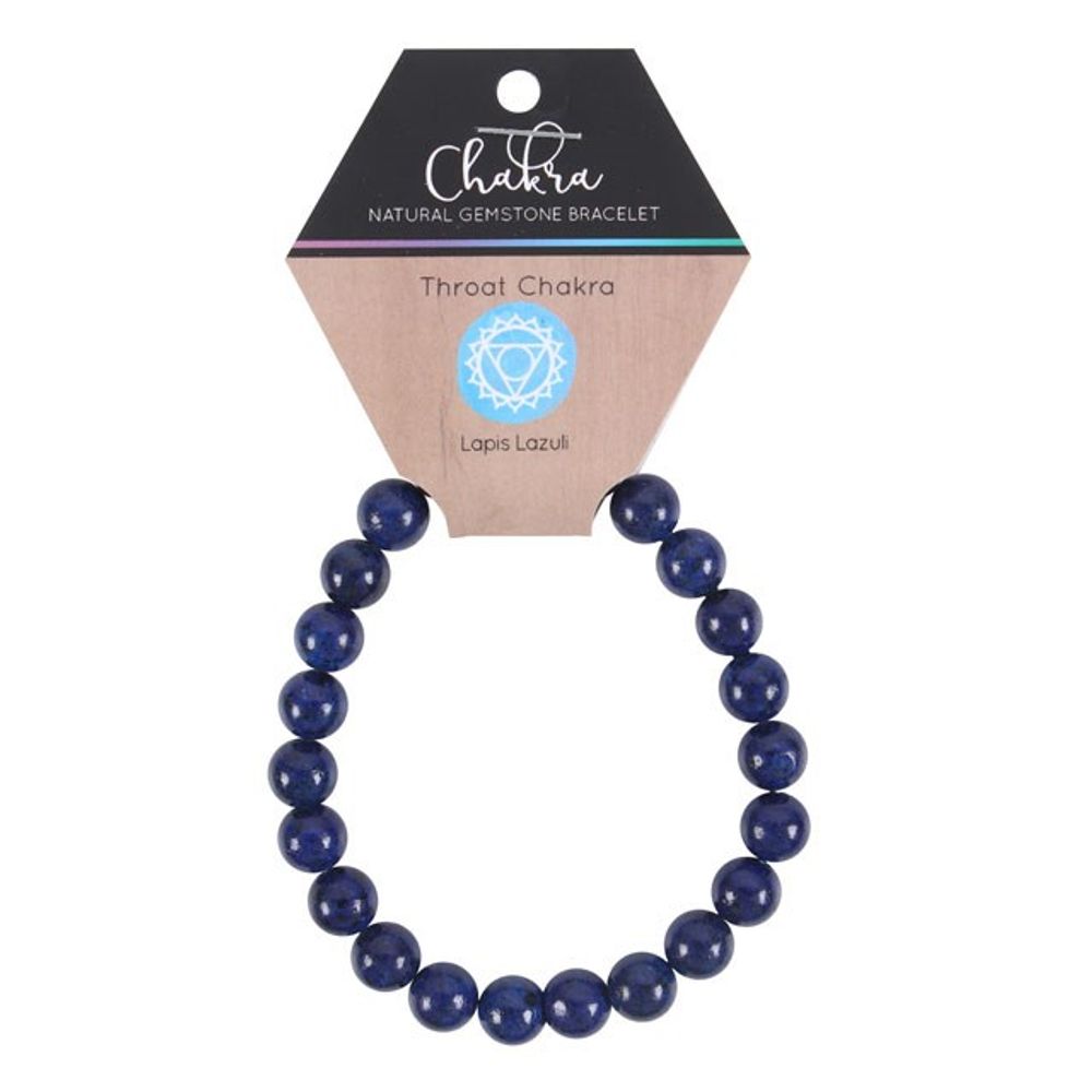 Throat Chakra Lapis Lazuli Gemstone Bracelet N/A